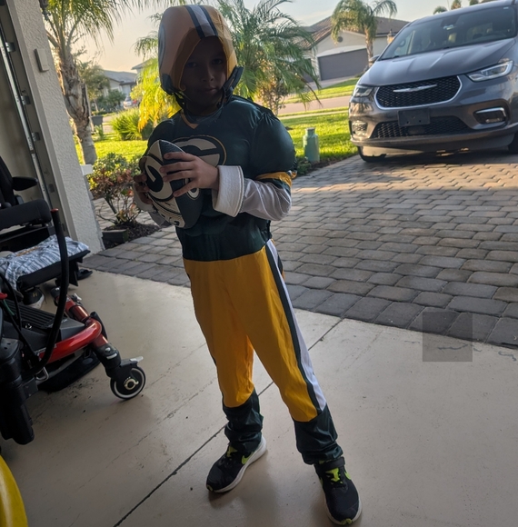 Green Bay Packer boys 8/10 costume - Picture 6 of 6